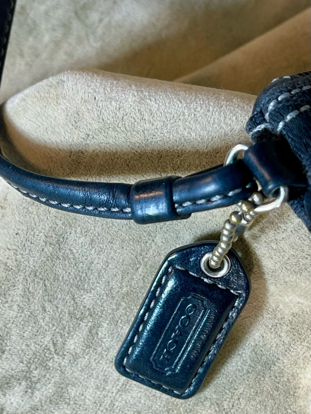 Coach Black Signature Canvas Wristlet
